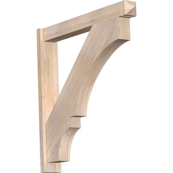 Ekena Millwork Balboa Arts & Crafts Smooth Outlooker, Douglas Fir, 5 1/2"W x 38"D x 38"H OUT06X38X38BOA03SDF - main